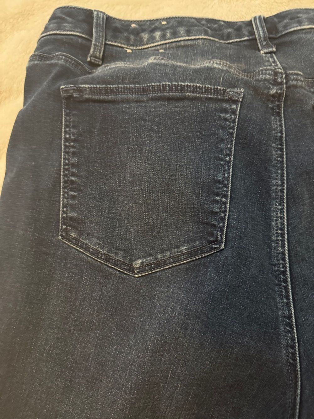 Talbots Dark Blue Women's Straight-Leg Stretch Jeans Size 16W - Picture 8 of 11